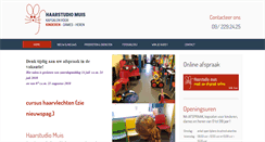 Desktop Screenshot of haarstudiomuis.be